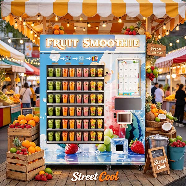 Precio de la máquina expendedora de smoothies | WM666 de Wider Matrix