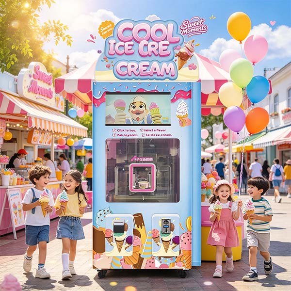 the Automatic Ice Cream Vending Machine