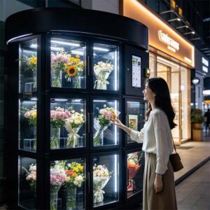 Máquina expendedora de flores en EE. UU.: La guía completa para iniciar un negocio en 2026