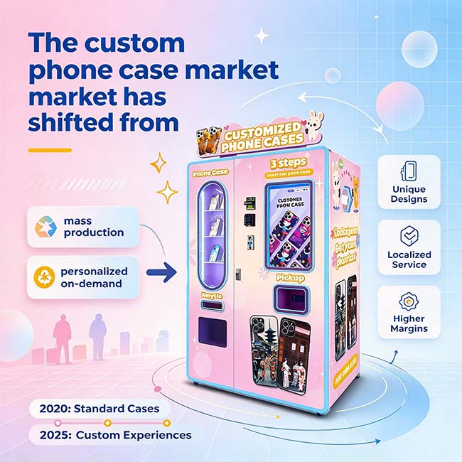 The custom phone case market has shifted from