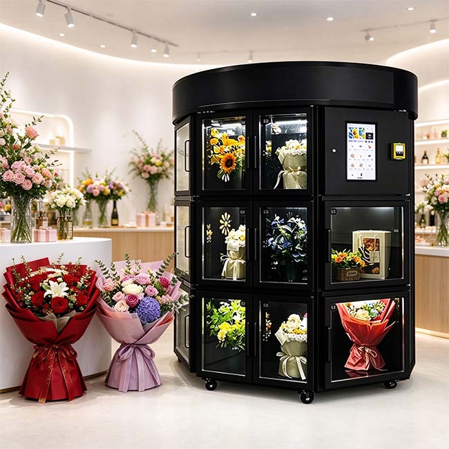 How much does a flower vending machine cost