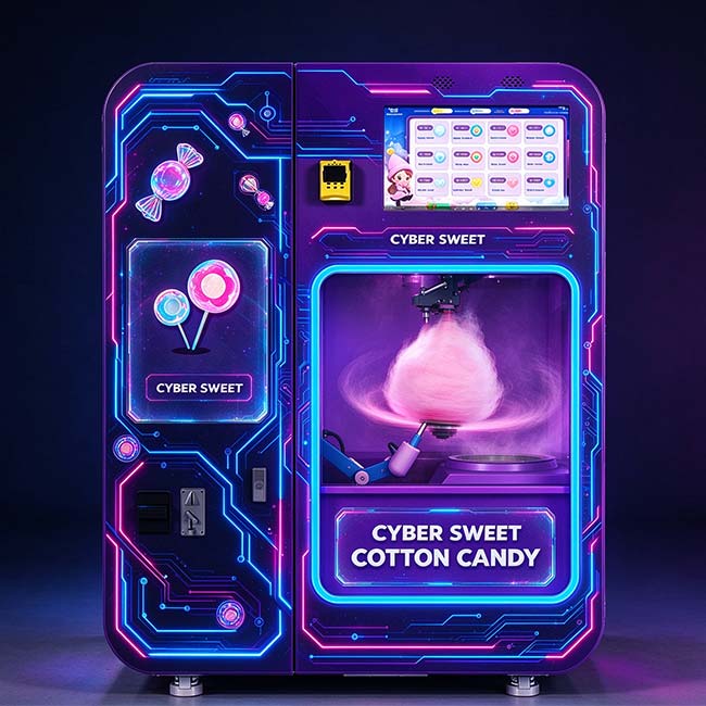 Cotton Candy Vending Machine Customization