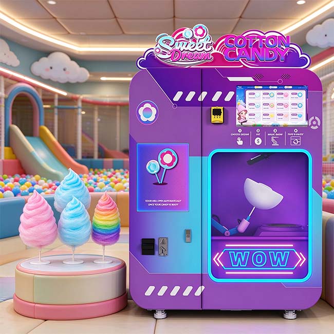 see how profitable a cotton candy vending machine is in the USA.