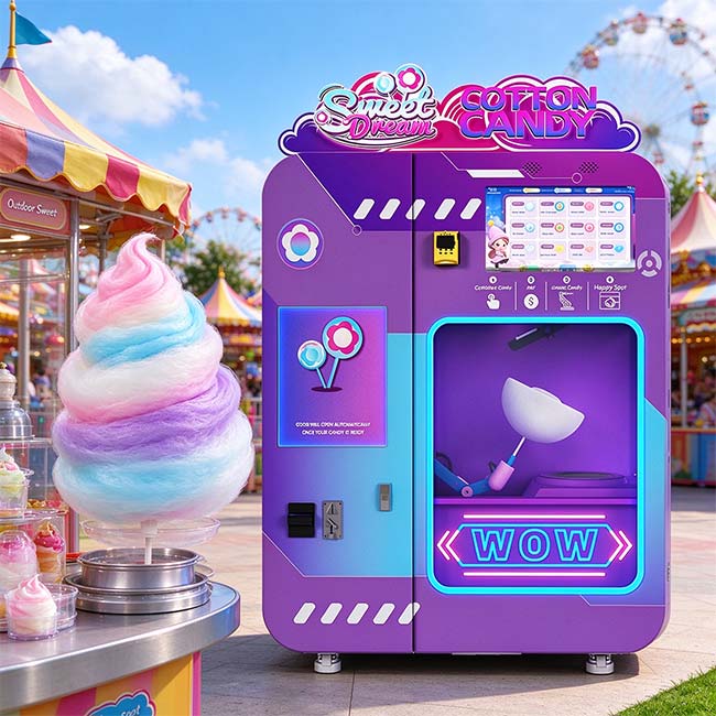 read how to start a cotton candy vending machine business in the USA.