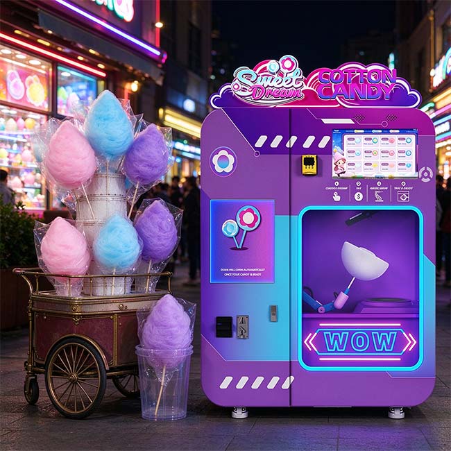the high-end cotton candy vending machine price guide for 2026