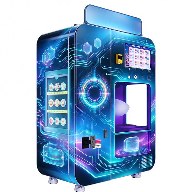 Cotton candy vending machine specifications at a glance