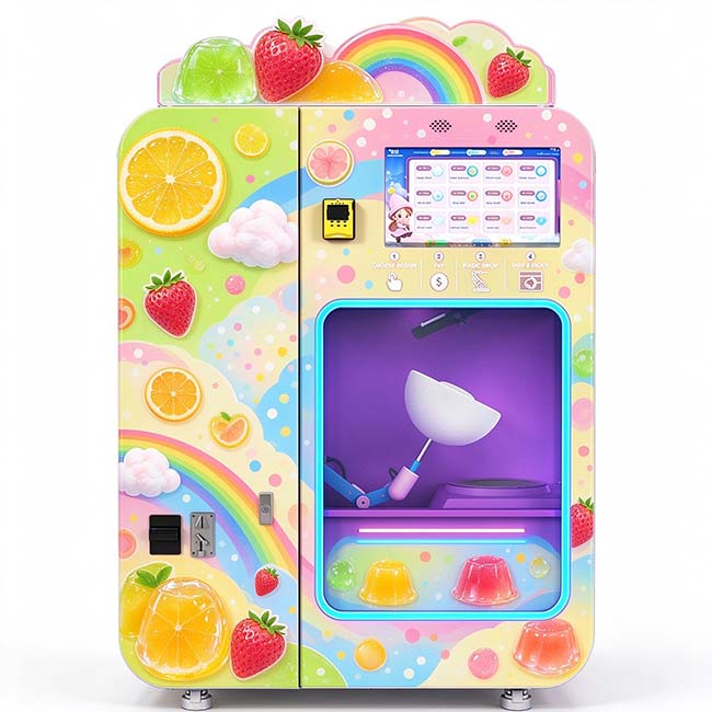 Cotton Candy Vending Machine With a Robotic Arm: Cost, Output and Payback in 2026