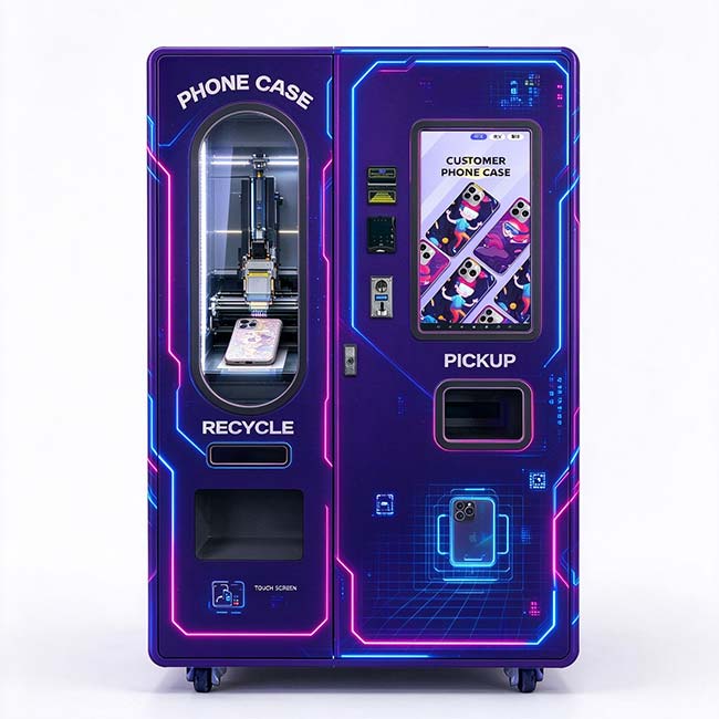 When an integrated phone case vending machine makes more sense