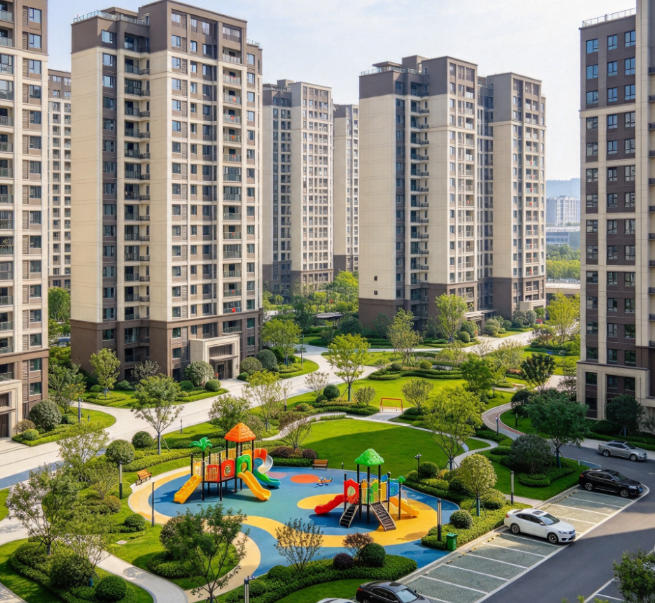 8. Complejos de apartamentos y comunidades residenciales