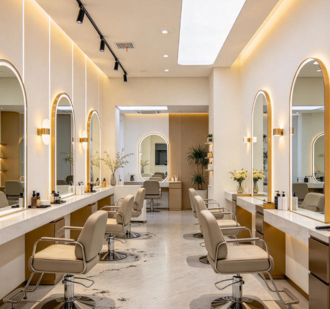 9. Peluquerías y salones de belleza
